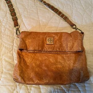 Tory Burch Brown Leather Crossbody Bag